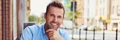 Man smiling in Chagrin Falls, OH 44022