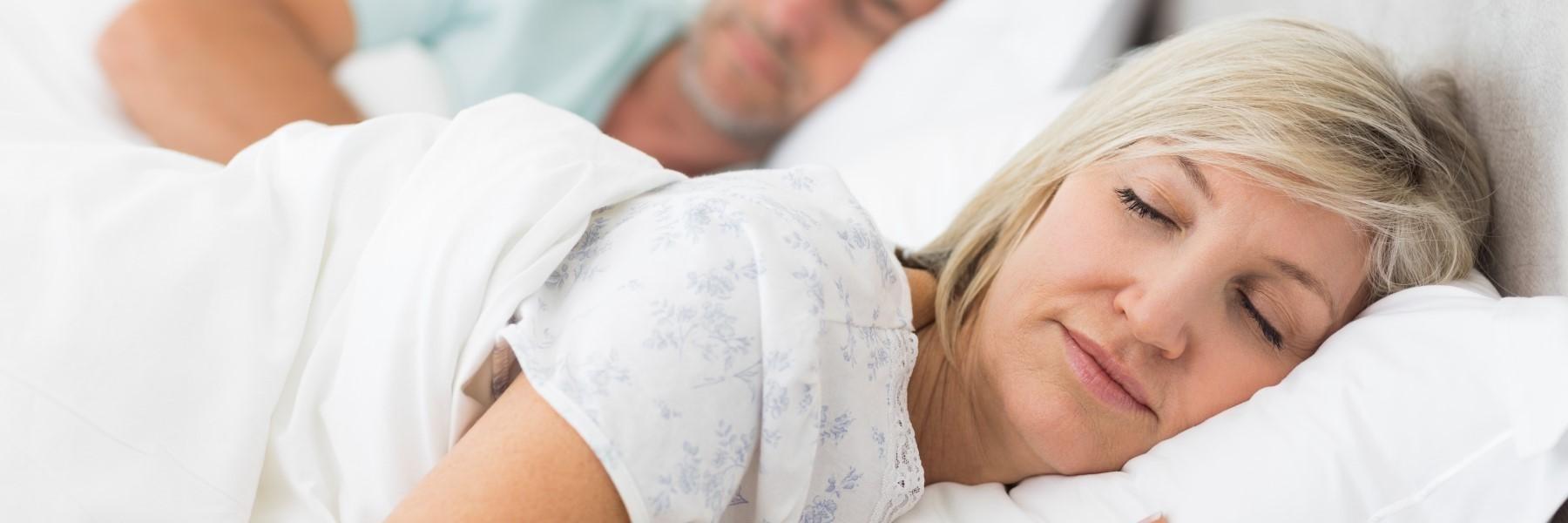 Woman sleeping peacefully | sleep apnea chagrin falls 